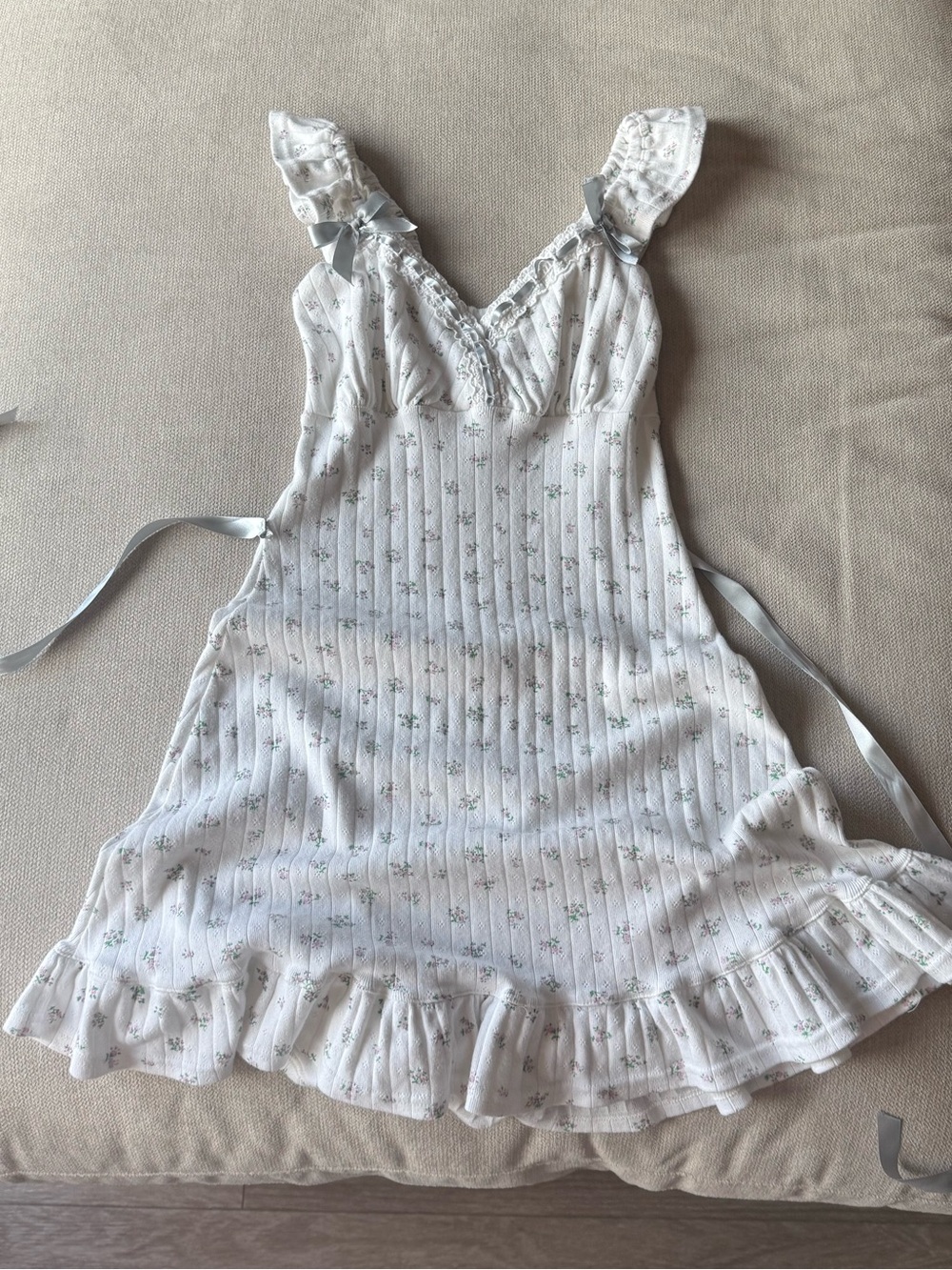 Angelnumber555 Babydoll Milkmaid Sundress Floral Dress